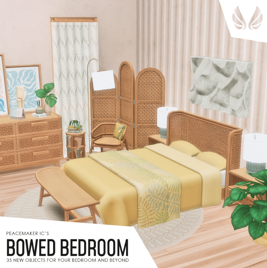 Bowed Bedroom Set