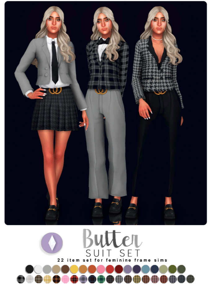 Butter Cropped Suit Collection Redux