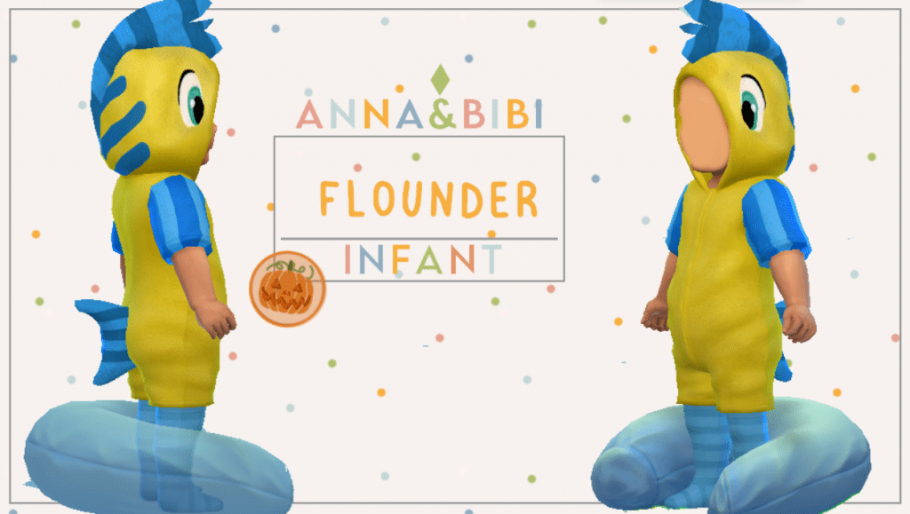 Flounder costume for Infants