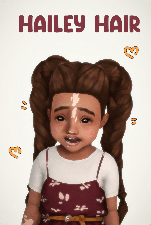 Hailey Pigtail Hairstyle for Toddlers