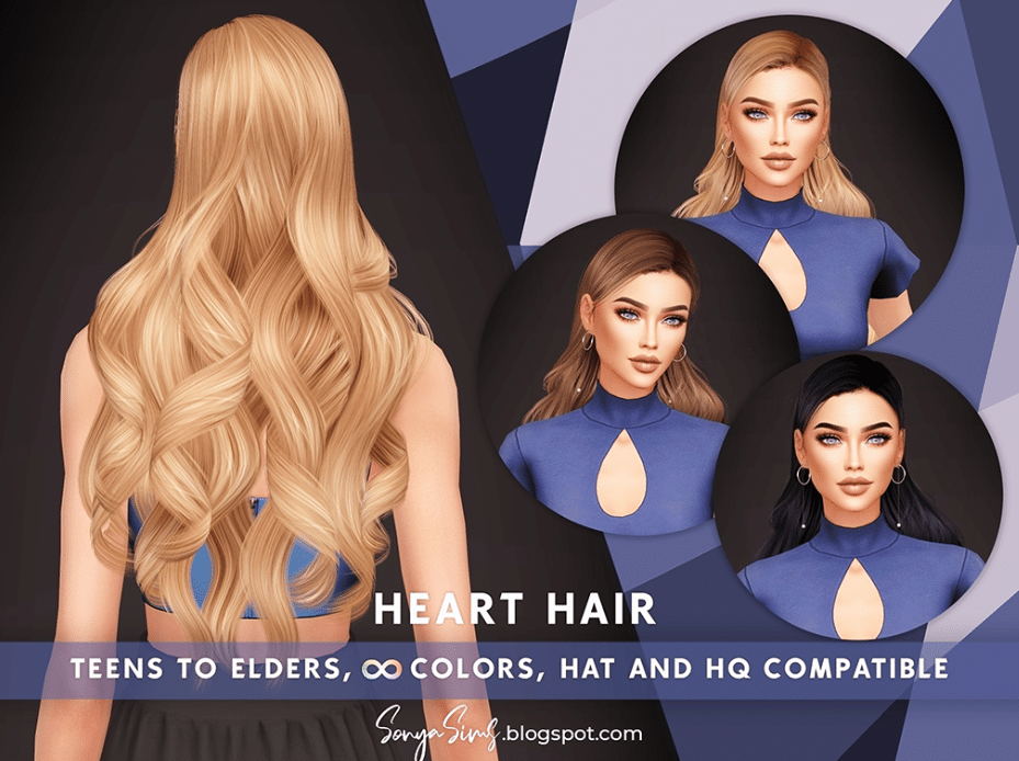 Long and Curly Hairstyle for Female