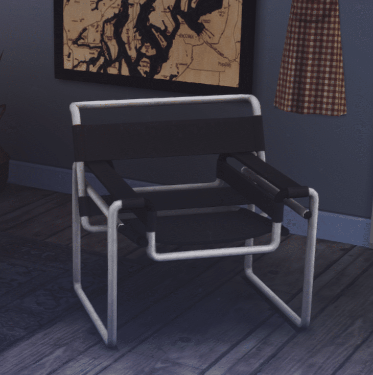 Realistic Metal Wassily Chair