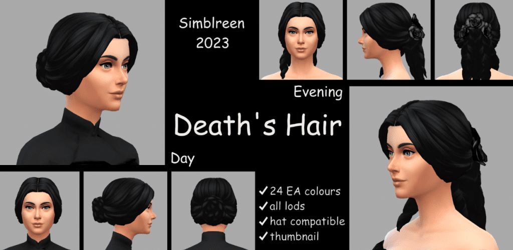 Neat Funeral Hairstyle for Female [MM]