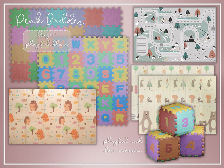 Infant Bedroom Toy Decors and Rugs [ALPHA]