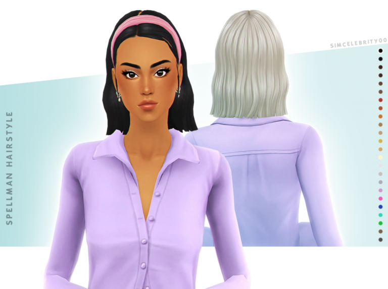 Spellman Short Wavy Hairstyle for Female [MM]