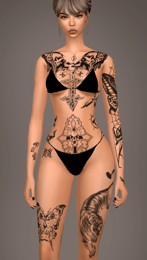 Fantasy and Dreams Full Body Tattoo for Female [ALPHA]