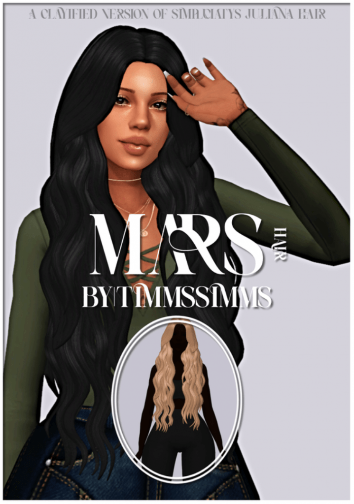 Mars Long Wavy Hair for Female [MM]