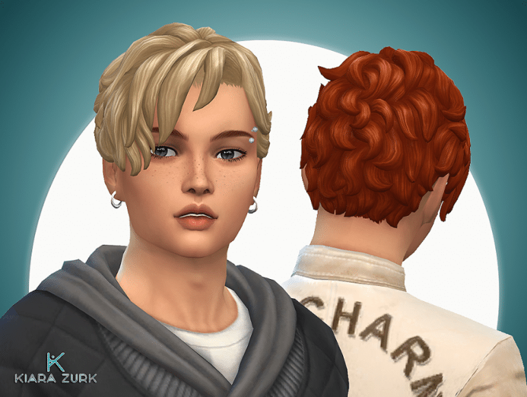 Short Curly Layered Hair for Male [MM]