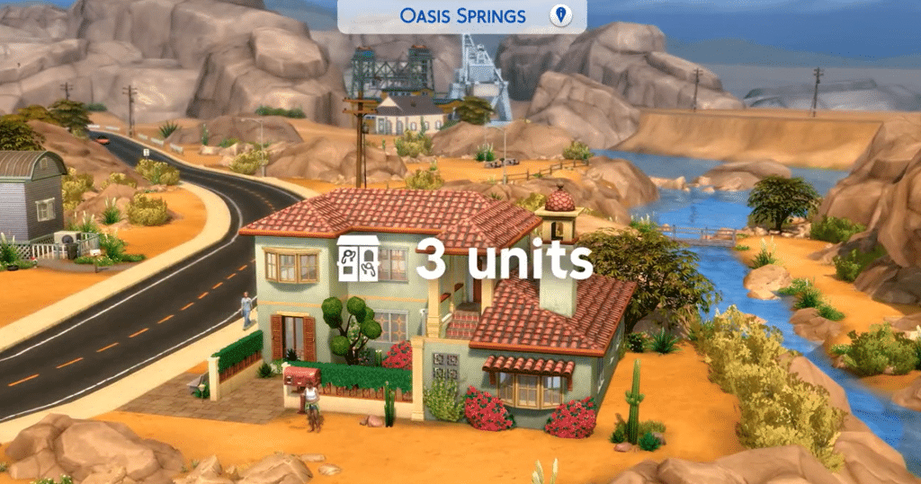 Sims 4 For Rent Oasis Spring World
