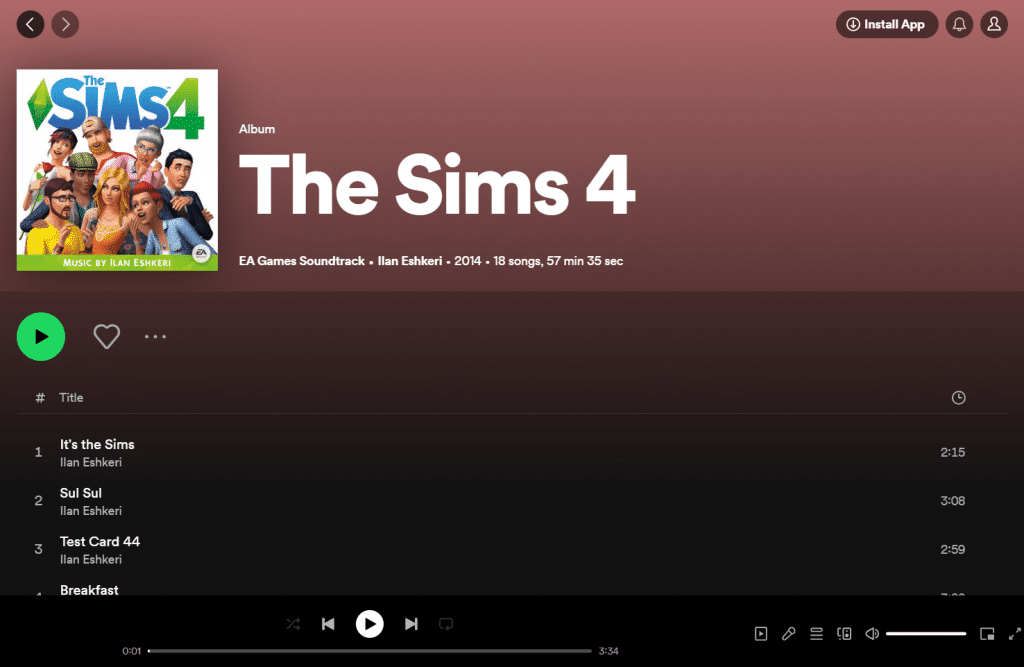Spotify Sims