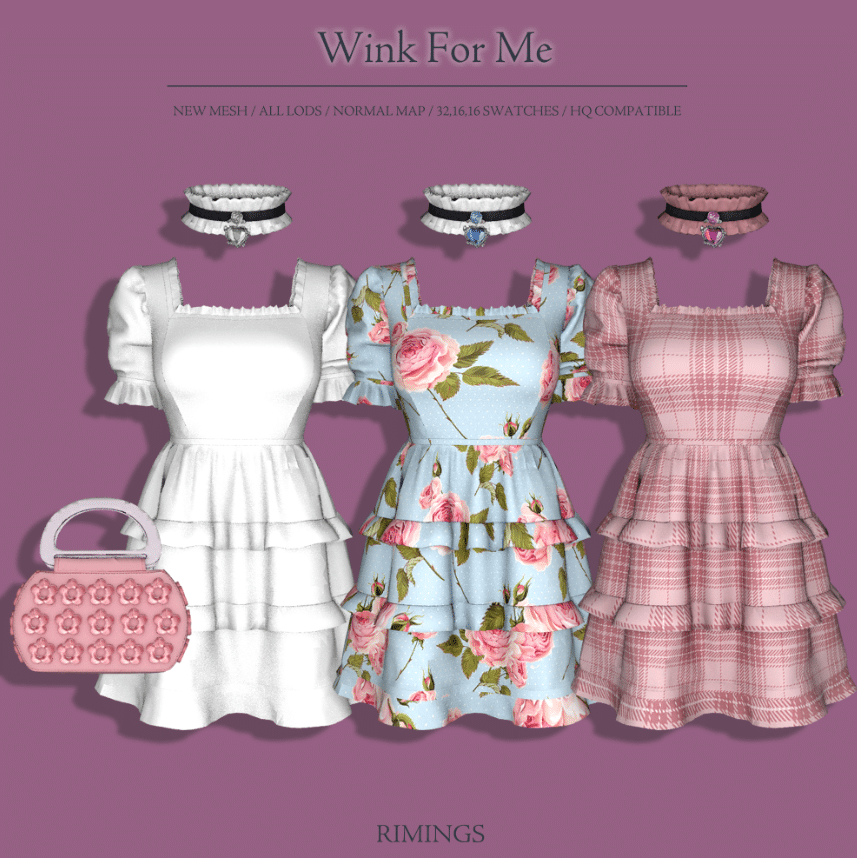 Wink For Me Clothes Set for Female