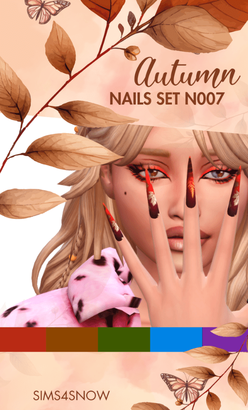 autumn-style-pointy-nails-set