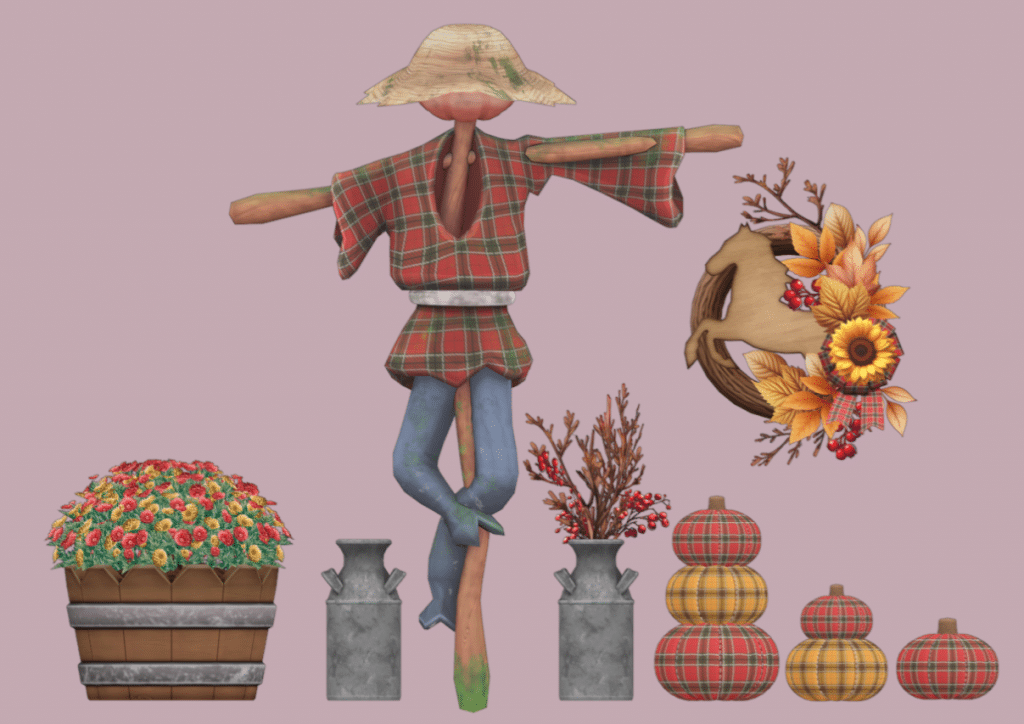 country harvest decor set