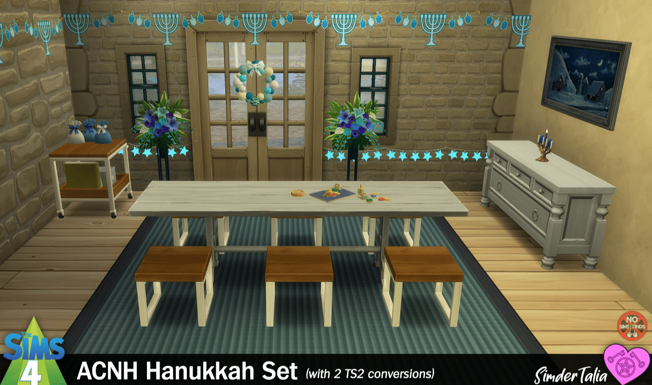 hanukkah dining room set