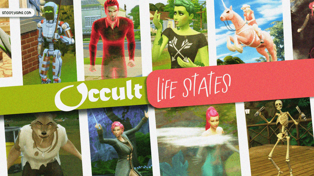 Sims 4 Occult Life States
