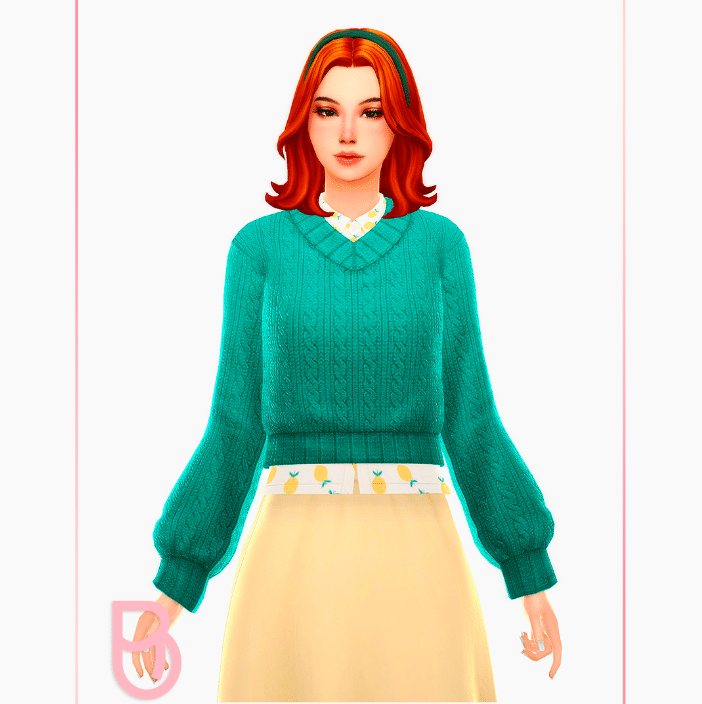 knitted sweater for female