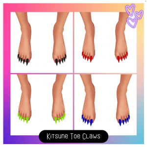 pointy feet nails for female