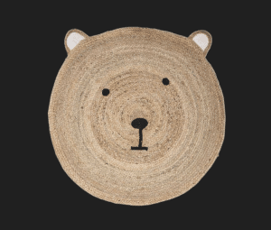 realistic bear shaped rugs
