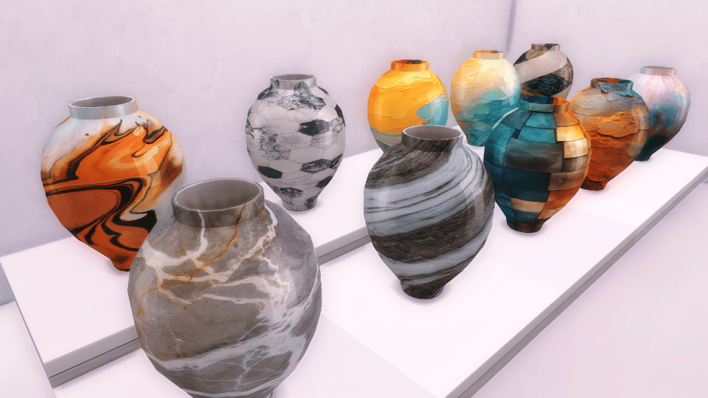 realistic vase art decors