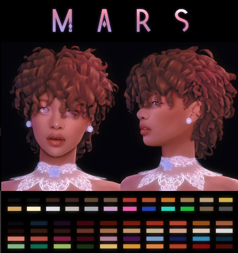 Cute and Short Super Curly Hairstyle [MM]