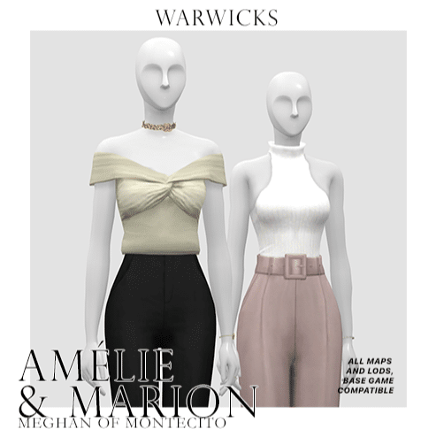 Amelie and Marion Outfit Set