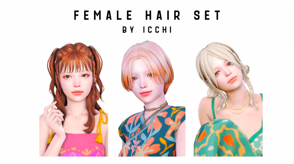 Assorted Hairstyle Set for Female