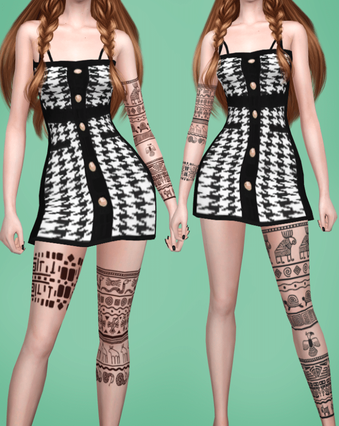 Aztec Mayan Full Body Tattoo for Male and Female