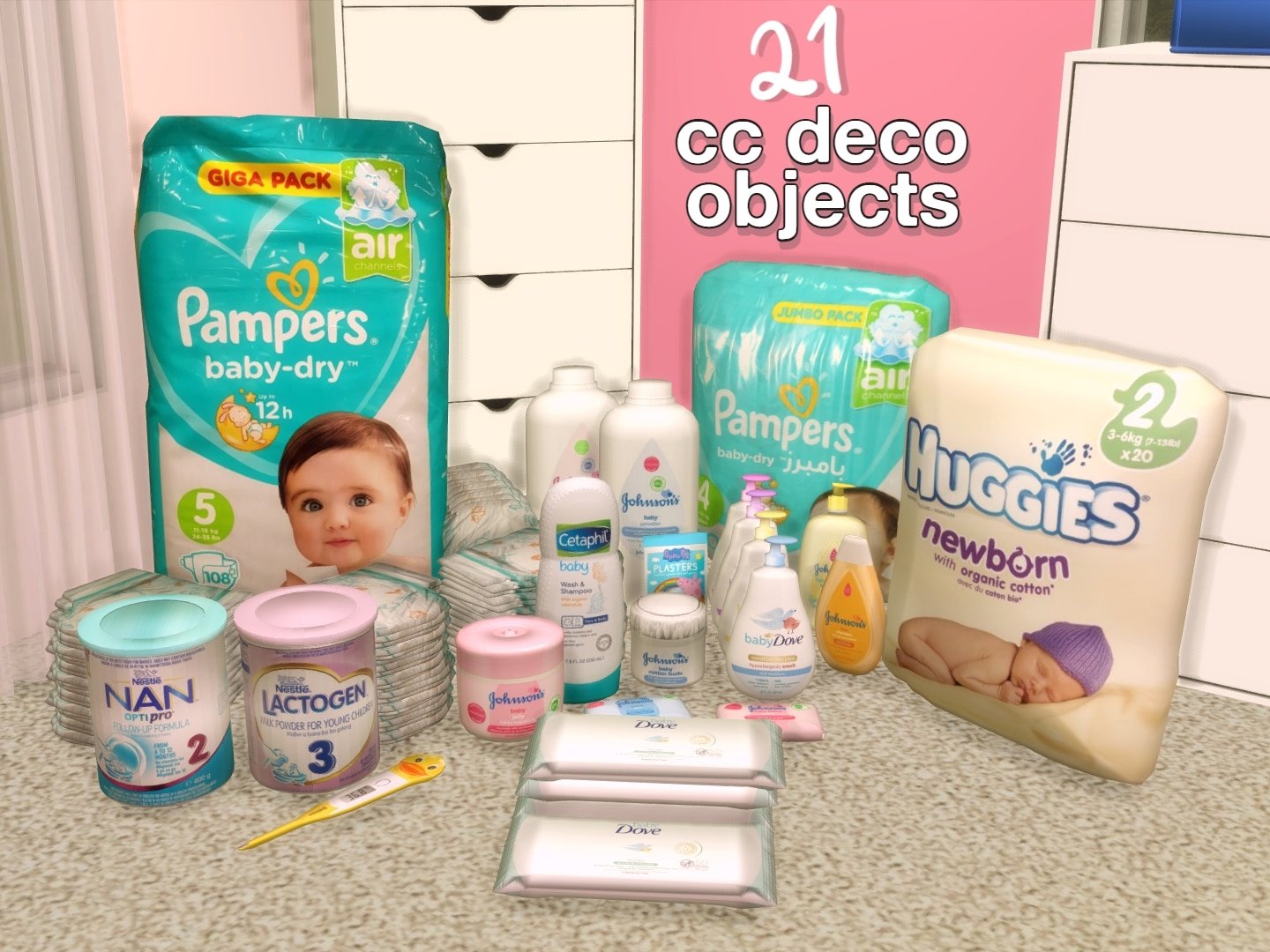 Baby CC Deco Objects