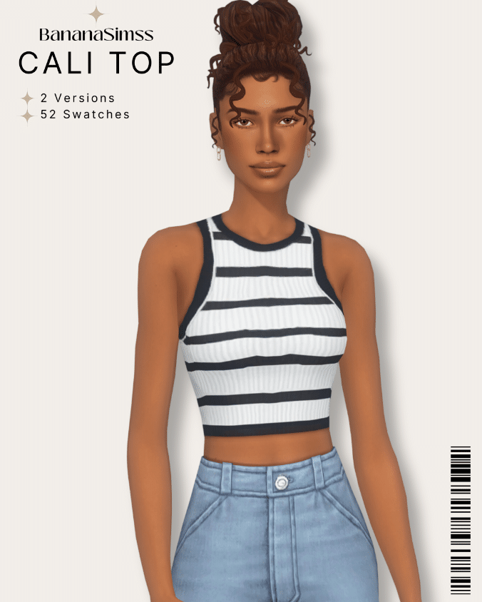 Cali Cropped Tank Top for Female