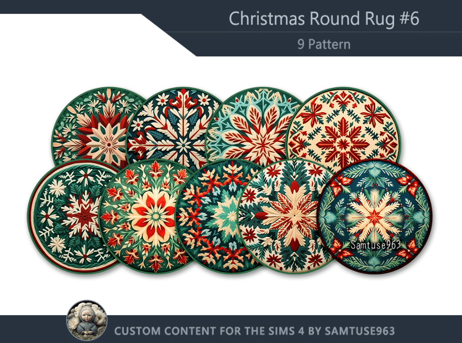 Christmas Round Rug