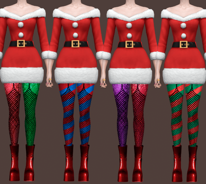 Colorful Christmas Stockings