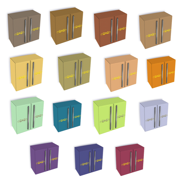Colorful Royal Deluxe Cupboard