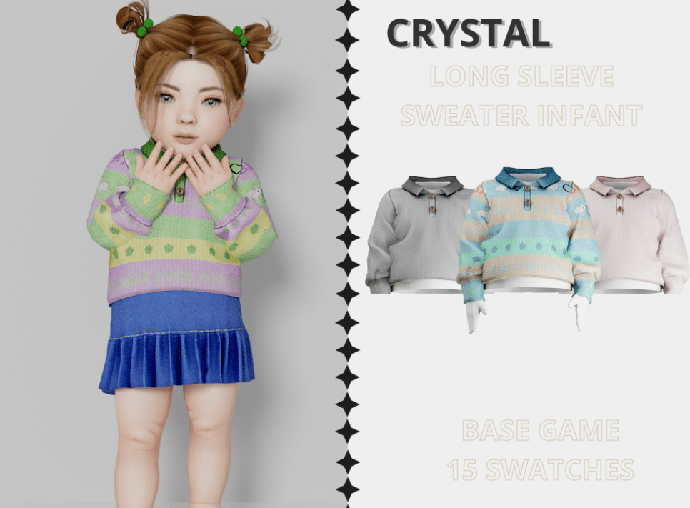 Crystal Sweater for Infants
