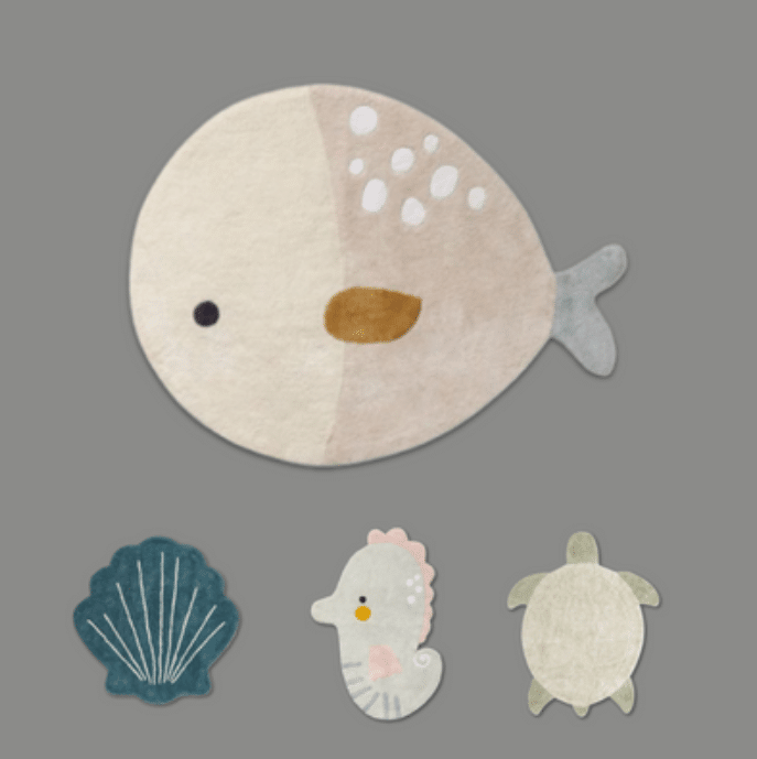 Cute Under the Sea Rugs Decor