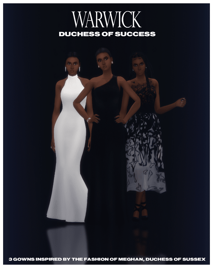 Duchess of Success Three Long Gowns Set