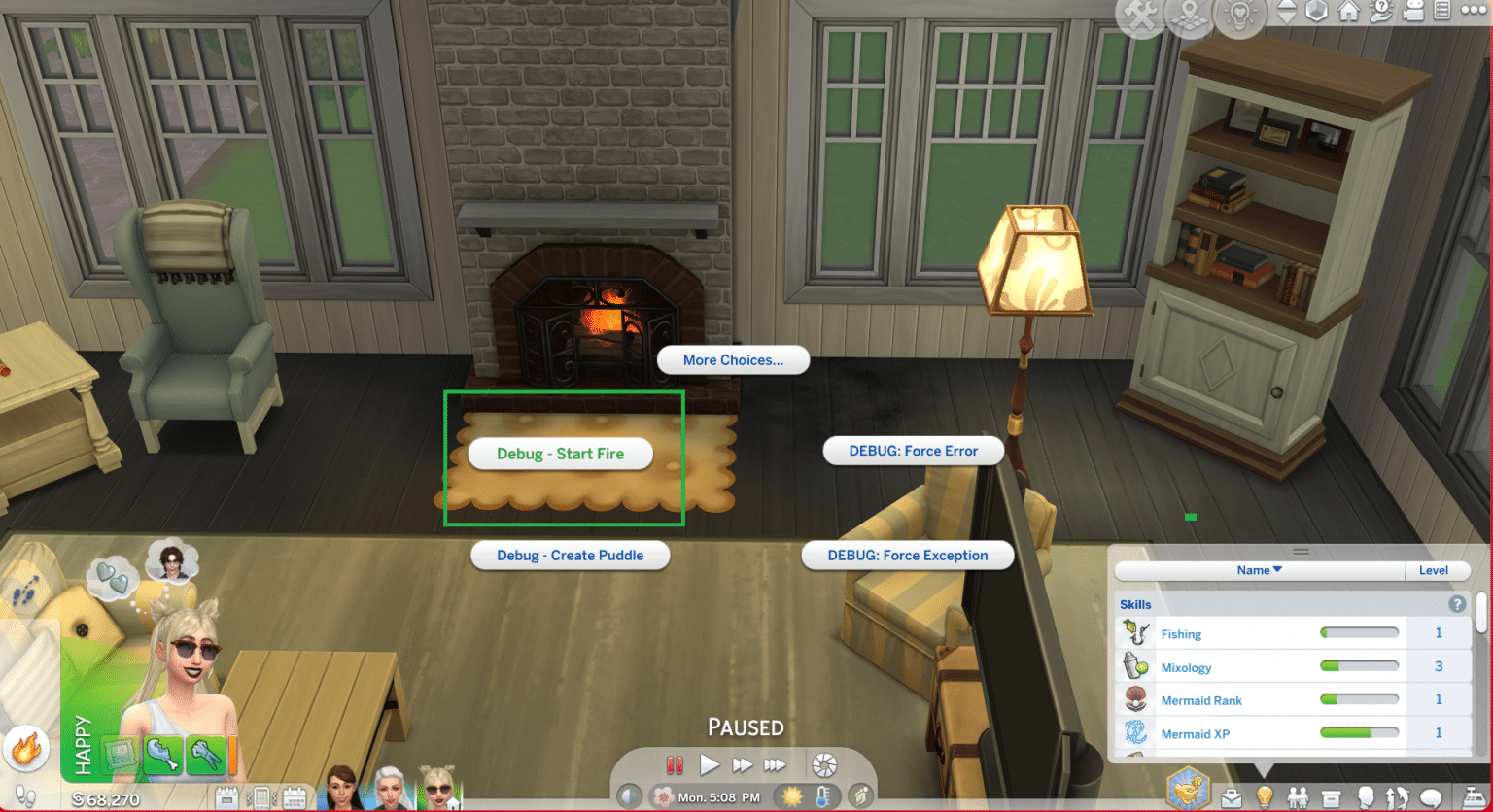 How To Use The Fire Cheat In the Sims 4?