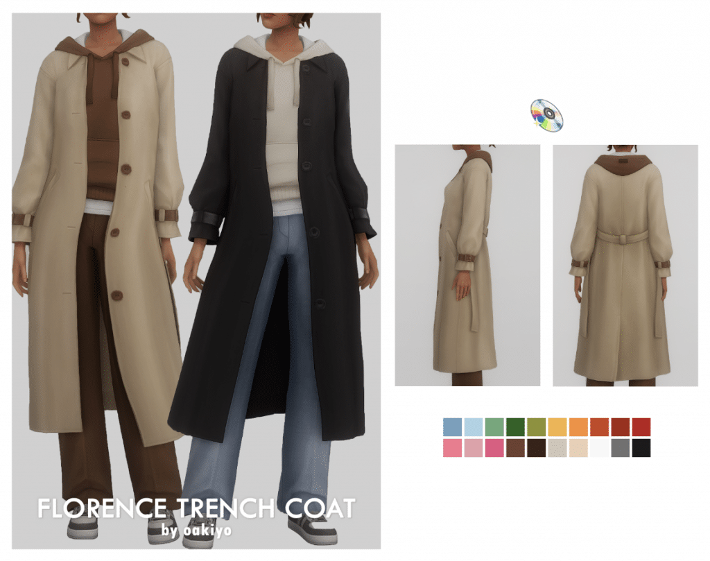 Florence Long Trench Coat