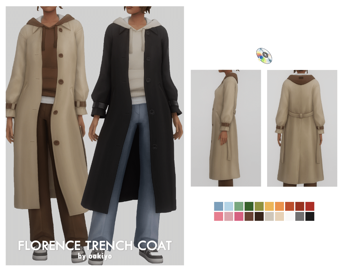 Florence Long Trench Coat [MM]