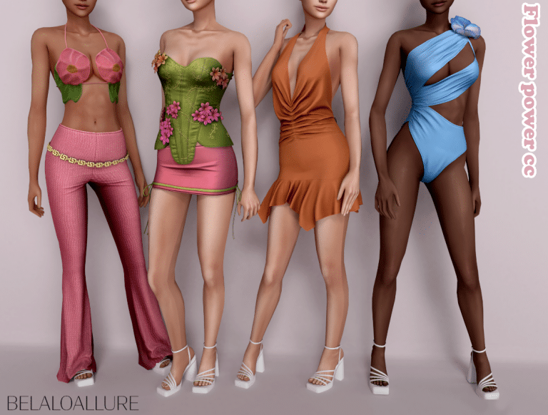 Flower Power Clothes Set for Female