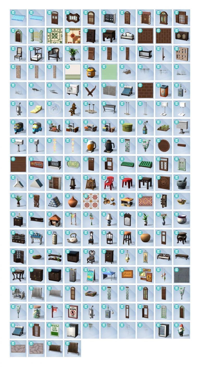 sims 4 for rent cas items