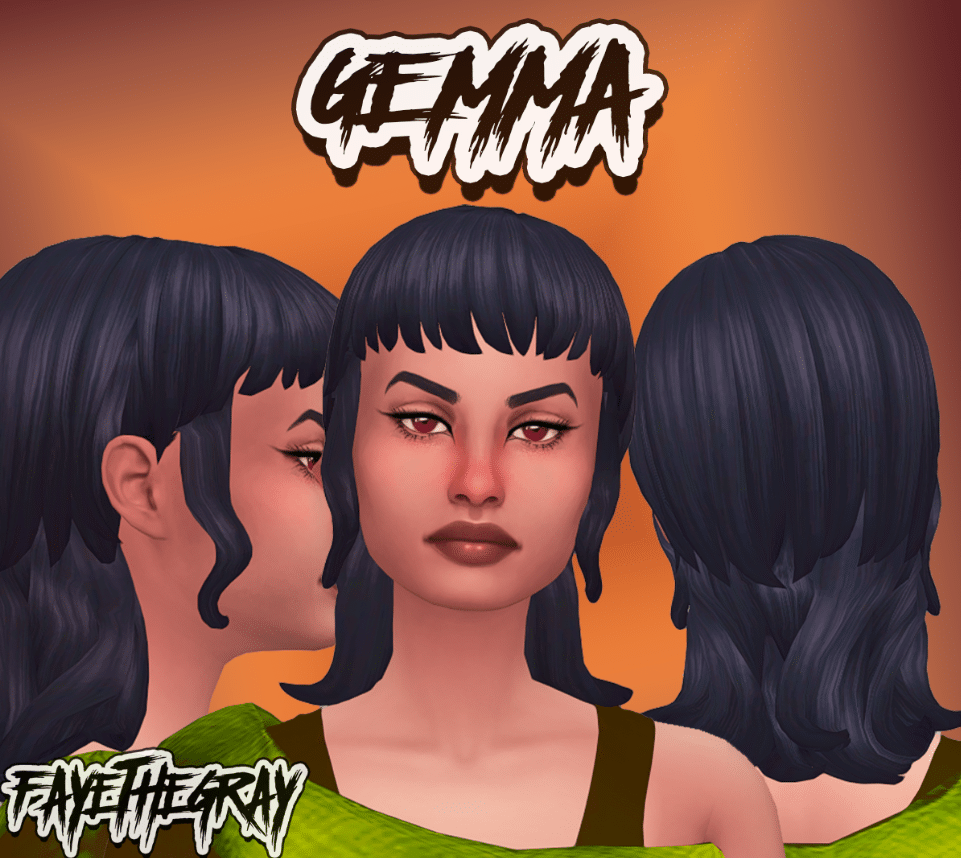 Gemma Layered Short Wolf Cut Hairstyle for Female