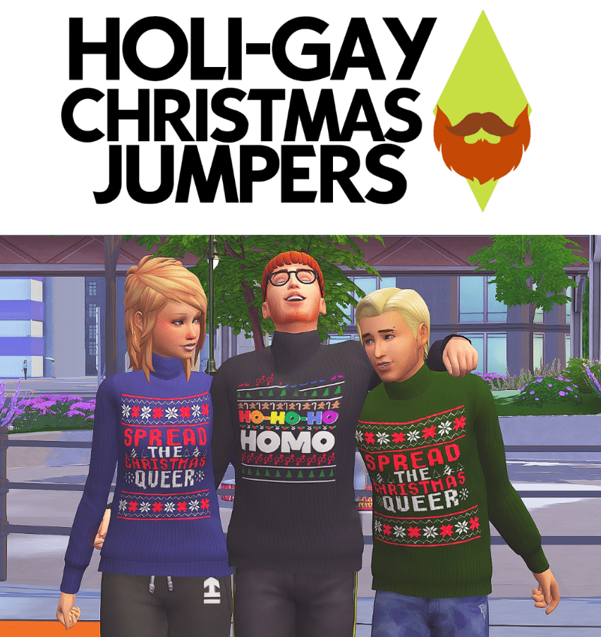 Holi-Gay Christmas Jumpers for Male and Female