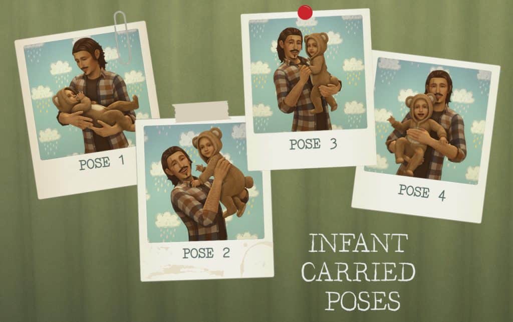 Infant Carried Poses