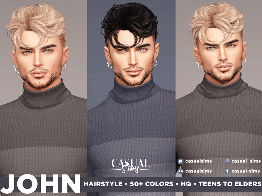 John Modern Short Stylish Hairstyle for Male