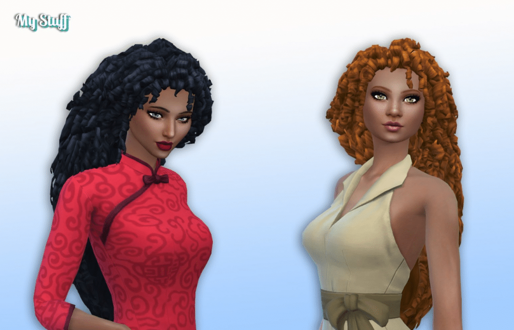 Mirian Long Curly Hairstyle for Female