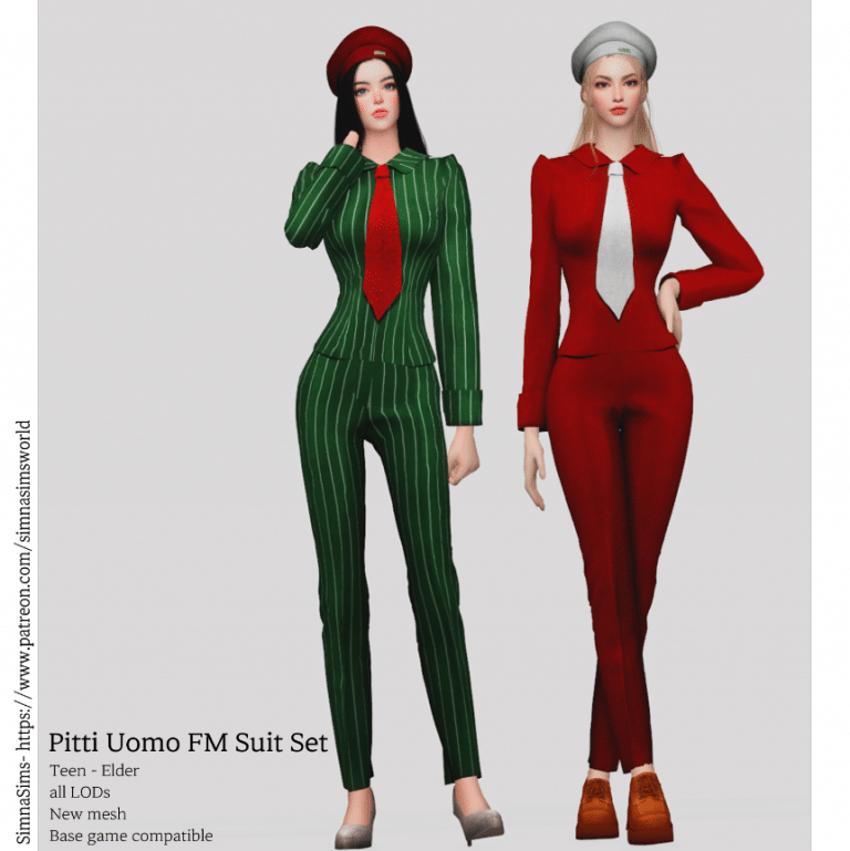 Pitti Uomo FM Suit Set for Female