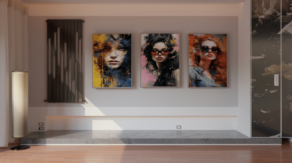 Realistic Abstract Girl Paintings