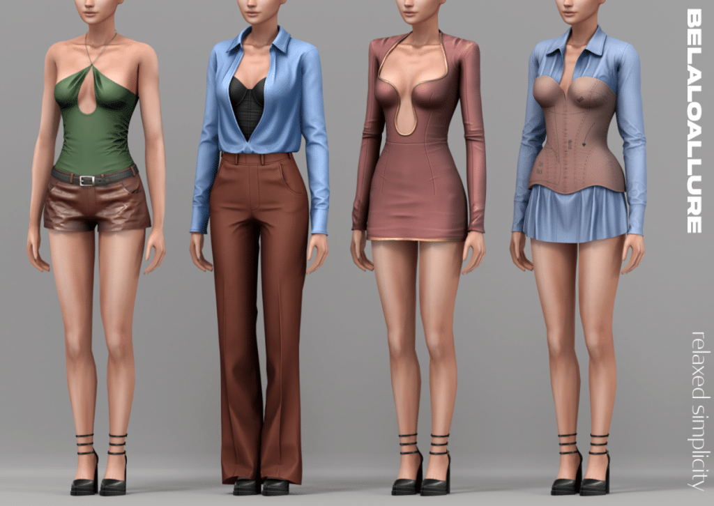 Relaxed Simplicity Clothes Set for Female