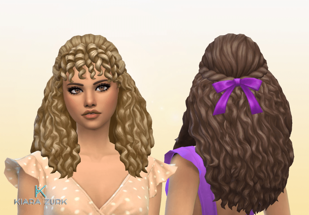 Rita Long Curly Hairstyle for Female