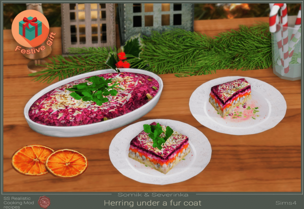 Salad Dressed Herring Functional Food